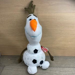 LARGE Olaf FROZEN II TY Beanie Buddy Disney Frozen 2 Olaf Permafrost 18“ Plush